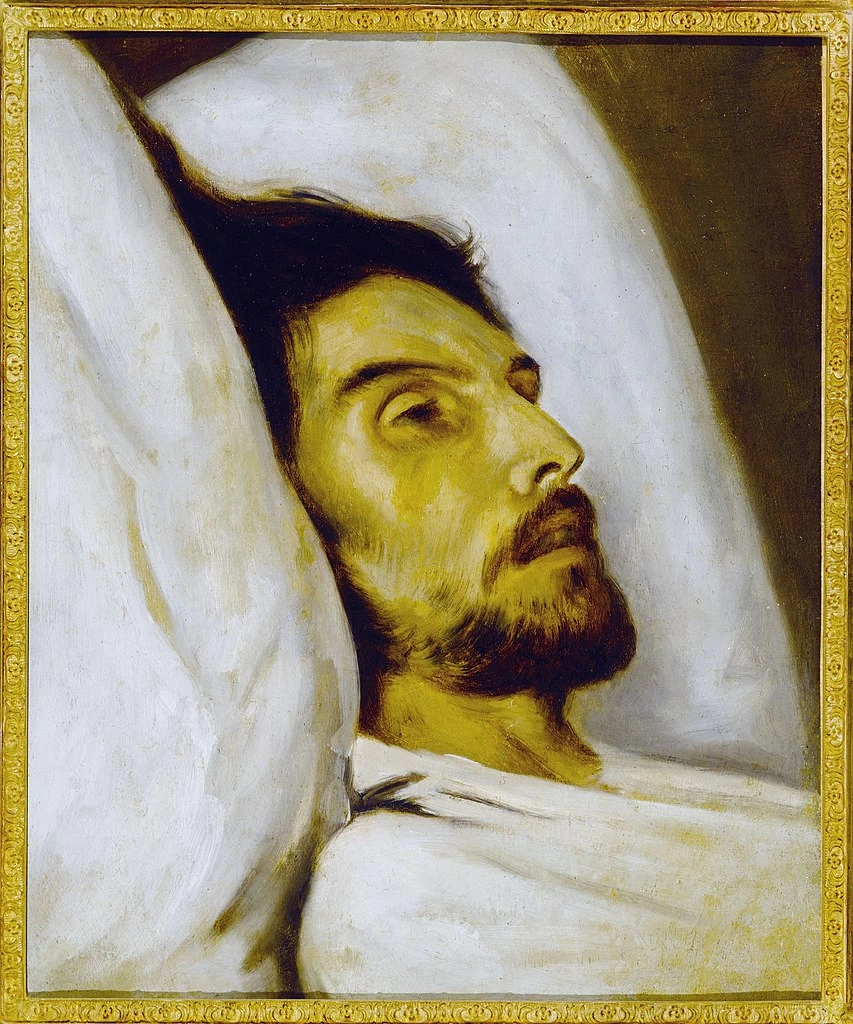 Ritratto di un uomo sul letto di morte, precedentemente noto come Armand Carrel - Musée Carnavalet, Parigi